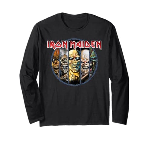 Image of Iron Maiden Eddie Evolution Long Sleeve T-Shirt