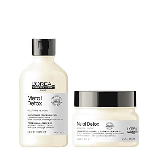Image of L'Oreal Professionnel Serie Expert DUO Metal Detox Shampoo 300ml and Mask 250ml
