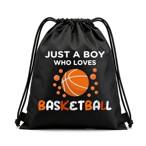 Image of Baketball Backpack Bag for Men Boys Basket Ball Gifts for Son Grandson Birthday Gifts for Basketball Lovers Basketball Drawstring Bag for Gym Travel Best Friend Friendship Gifts