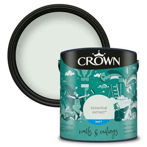 Image of Crown Walls & Ceilings Matt Emulsion Paint, Size 2.5L, Botanical Extract
