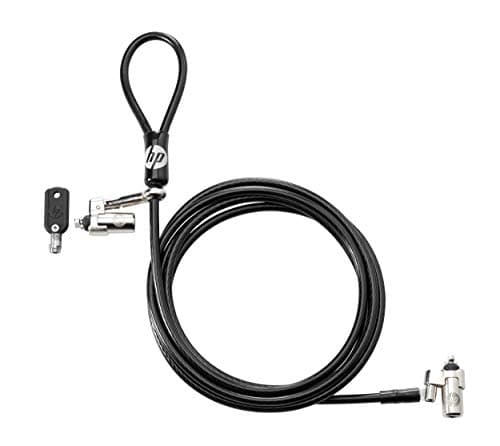 Image of HP Dual Head Master Cable Lock Key Black cable lock - cable locks (Key, Black, Galvanized steel, Master Keyed)