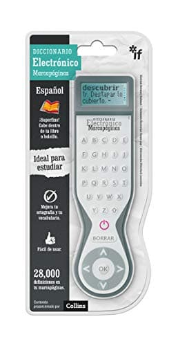Image of IF Electronic Dictionary Bookmark Single Language Definitions - Spanish, Grey