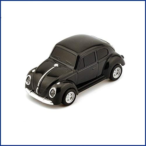 Image of HXSZWJJ Simulation Mini Usb Flash Drive 64gb,Cars Model Usb 3.0 Memory Flash Stick Pen Drive 8GB 16GB 32GB Pen Drive (Capacity : 32GB, Color : Beetle Black)