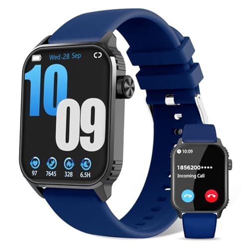Image of DIVOAZBVO Smart Watch for Men, 120+ Sports Modes Smartwatch with 1.83" HD Touchsreen, Sleep Monitor, IP67 Waterproof, Bluetooth Call & Music Control Fitness Watch for iPhone/Android