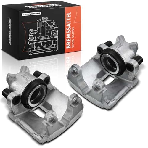 Image of Frankberg 2x Brake Caliper Disc Brake Front Left Right Compatible with 3 Series E46 3 Series Coupe Cabriolet E46 X3 E83 Z4 Coupe E86 Z4 R.o.a.d.s.t.e.r E85 M.G ZT M.G ZT T Replace# 34116765881