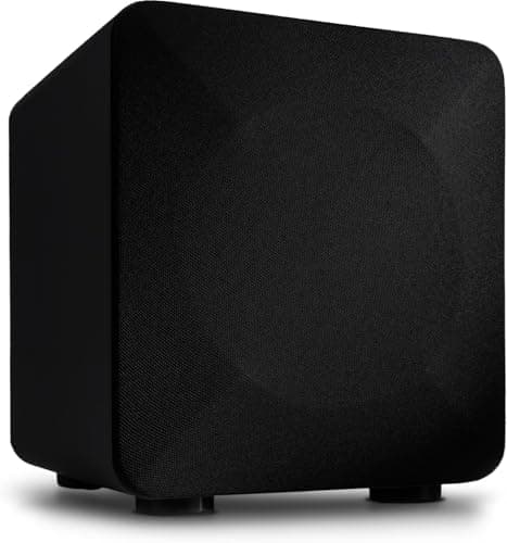 Image of Audioengine S6 210W Compact Powered Mini Subwoofer- Powerful Bass in a Small Package - Great for Desktops, Flats, Offices and Gaming Setups