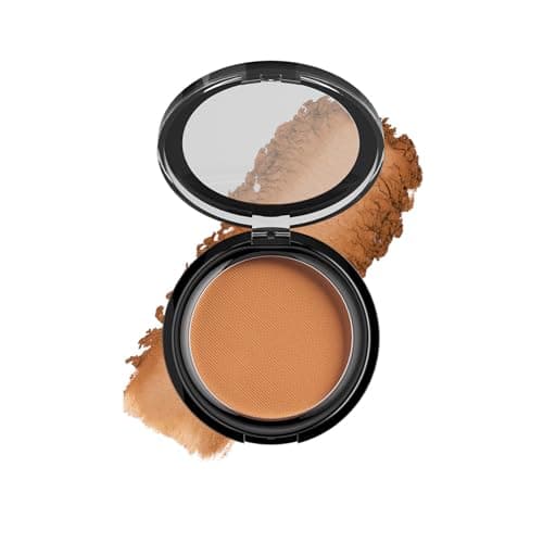 Image of Matte Bronzing Contour Powder - Setting Powder，All-in-One for Hairline & Nose Contouring, Face Sculpting, Smooth Finish, Long-Lasting Pigment, Suitable for Various Skin Tones (#2, 6g)