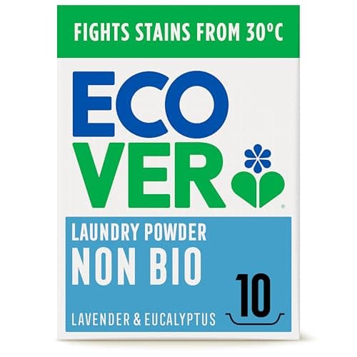 Image of Ecover Zero Non-Bio Laundry Detergent Powder, For Sensitive Skin, Laundry Washing Detergent for Baby Laundry, 1 x 10 Washes, 1 x 750 g
