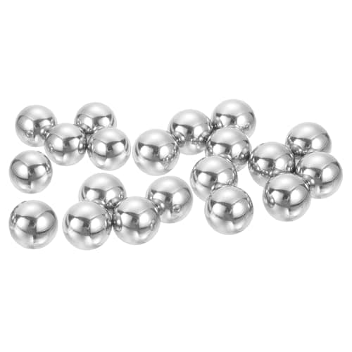 Image of sourcing map 11/32" 8.731mm Bearing Balls, 20 Pcs 316 Stainless Steel G200 Precision Balls Metric Mixing Balls for Bearings Bicycles Casters (Mirror Finish)