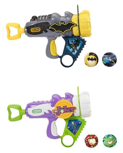 Image of Little Tikes Batman & The Joker Boom Blaster 2 Pack - DC Active Play Toy Blasters, for Boys and Girls Ages 3+ Years