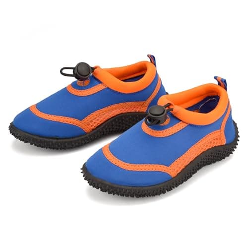Image of Undercover Infants Toggle Aqua Shoes FWR1121 Blue/Orange Size 12