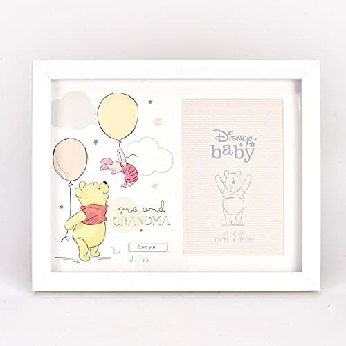 Image of Widdop & Co Disney Magical Beginnings Photo Frame 4" x 6" - Me & Grandma (Pooh & Piglet)