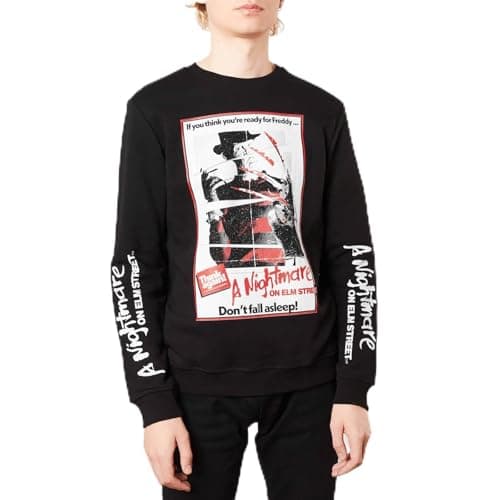 Image of Zavvi A Nightmare On Elm Street Don't Fall Asleep Sweatshirt - Black XXL