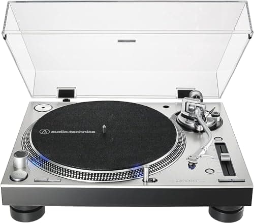 Image of Audio-Technica LP140XPSVEUK Professional Direct Drive Manual Turntable Silver