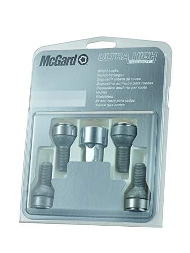 Image of 28018SL Wheel Lock Bolts SL (Ultra High Security) M14 x 1,5, radius seat, shaft length 26,7 mm, Overall length 46,7 mm, Hex size 17mm, Key diameter 28,6 mm, silver