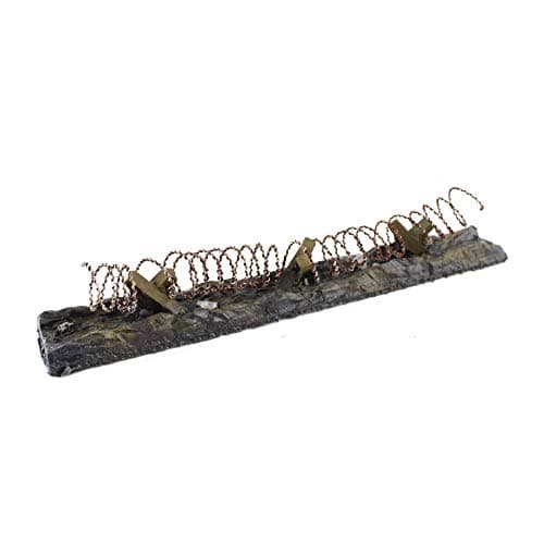 Image of War World Gaming Barbed Wire Defensive Position Pre-Painted x 1 – 20mm - 28mm Wargaming Tabletop Terrain Scenery Landscape Model Miniatures Diorama Wall Cover Modelling