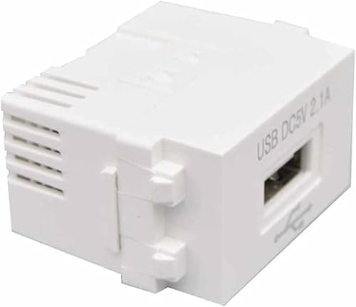 Image of Zodazoqa USB Power Module 128 Type 220V Socket to 5V Transformer. 2.1A Mobile Phone Charging Board 2.1A USB Charging Power Socket Switching Adapter