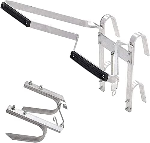 Image of Ladder Stand Off Bracket Ladder Stay Use on Corners, Universal V-Shaped Down Pipe Stand Off, Ladder Accessory Helps Stop Your Ladder Slipping and Keep Safety Direct from Manufacture Fits Most Ladders