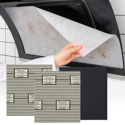Image of FIND A SPARE Set 2x Universal Grease and 1x Carbon Cooker Hood Filter Kit Cut To Size For Kitchen Extractor Fan Vent And All Cooker Hoods (2 Grease + 1 Odour Filter) 57cm x 47cm
