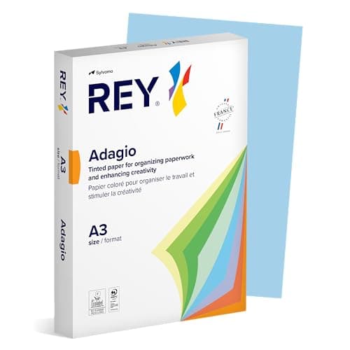 Image of Rey Adagio A3 80gsm Blue Paper - 1 Ream (500 Sheets)