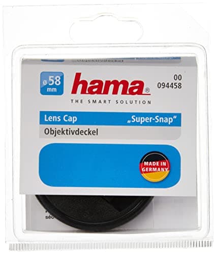 Image of Hama | Lens cap for 58 mm lens, surface clamping mechanism, Super Snap, black