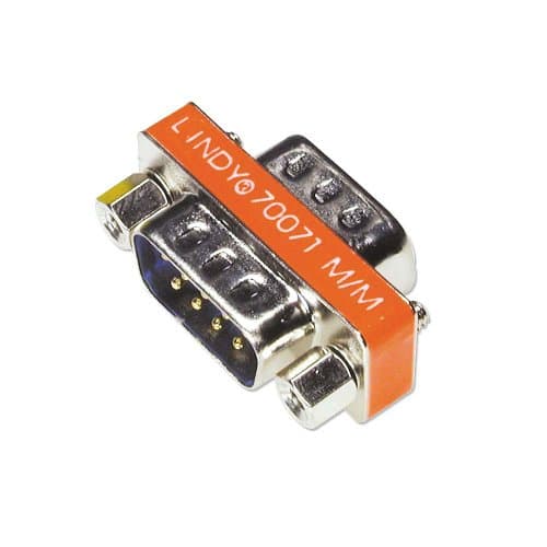 Image of LINDY Mini Gender Changer 9 Way D Male/Male