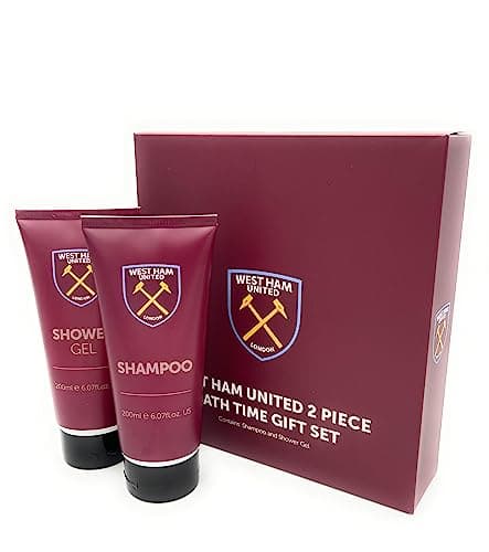 Image of New 2019 West Ham United Bath and Body Gift Set. Great West ham Gift for any Hammers Fan. West Ham United Official Merchandise