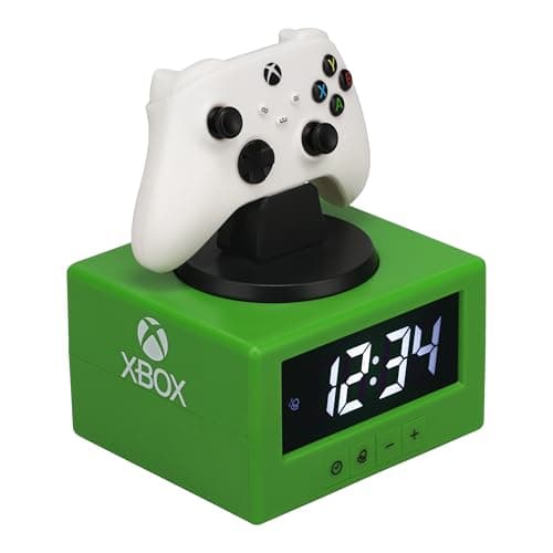 Image of Paladone Xbox Controller Digital Alarm Clock with Night Light Function, Officially Licensed Gaming & Bedroom Décor for Kids, Adults, Boys, Men, Gifts for Gamers