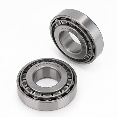 Image of XIKE 2 Pcs 30307 Tapered Roller Bearings 35x80x22.75mm Cone and Cup Set, Fits DIY/ATV/Auto/Truck/Trailer Wheels, Transmission＆Engine, Industry/Engineering/Agriculture/Garden Machinery and Reducer.