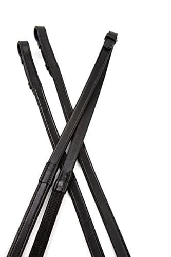 Image of Collegiate One Sided Rubber Reins IV, Brown, 5/8"x54"