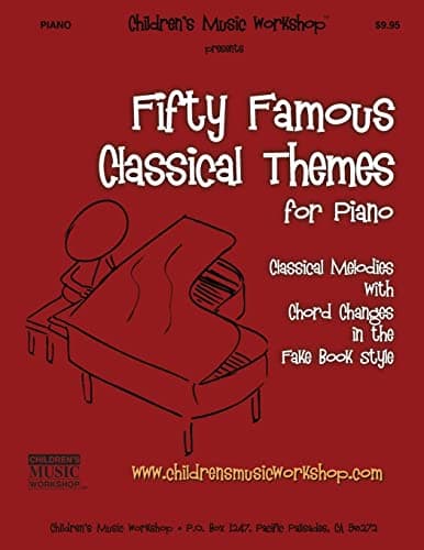 Image of Fifty Famous Classical Themes for Piano: Classical Melodies with Chord Changes in the Fake Book Style