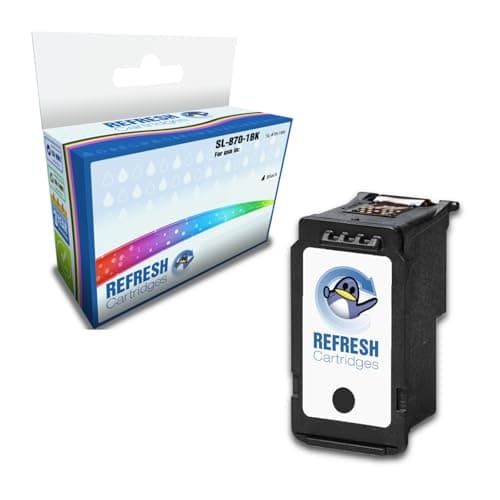 Image of Refresh Cartridges Compatible SL-870-1BK Black Ink Cartridge Replacement for Pitney Bowes Franking Machines