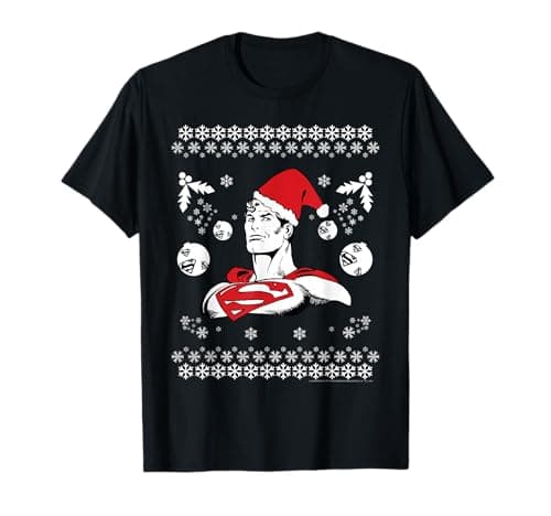 Image of Superman Christmas Super Santa Claus T-Shirt