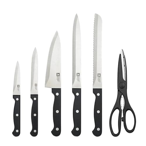 Image of Richardson Sheffield 5 Piece MOV Stainless Steel Kitchen Knife Set with Scissors