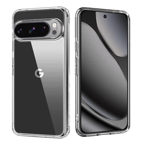 Image of Clear Case for Google Pixel 10 Pro XL, [Ultra Slim] Scratch Resistant TPU Gel Rubber Soft Skin Silicone, Protective Phone Clear Case Cover for Pixel 10 Pro XL