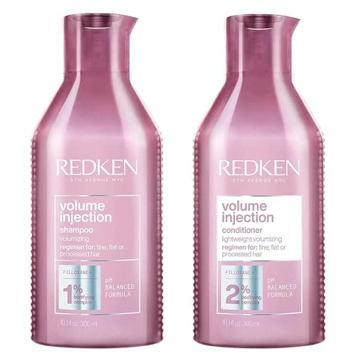 Image of Redken Volume Injection Shampoo 300ml & Conditioner 300ml Duo New