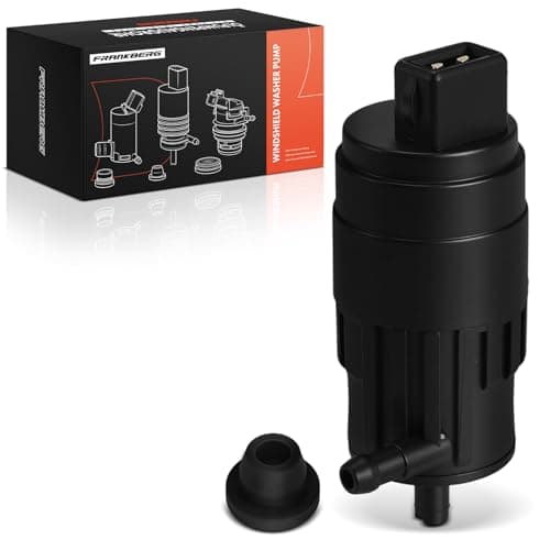 Image of Frankberg Windscreen Washer Pump Windshield 2-Pin Front Compatible with Golf IV Cabriolet 1E7 Polo Classic 6V2 Replace# 71740987