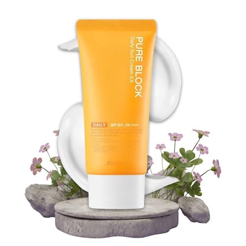 Image of Pure Block Natural Daily Sun Cream SPF50 | High Protection, Lightweight, Moisturising & Non-Greasy, Broad Spectrum UVA/UVB, Suitable for All Skin Types 100ml