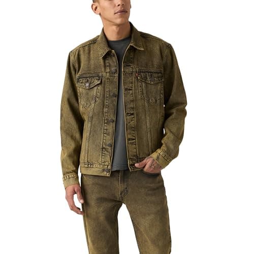 Image of Levi's Herren The Trucker Jacket Jacke, Space Dust Od T, M