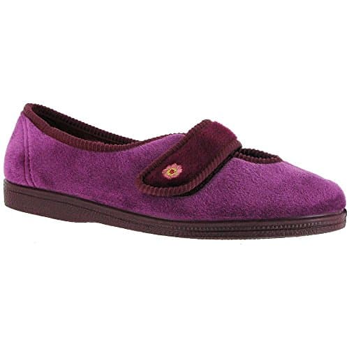Image of Ladies Andrea Touch Fastening Slipper