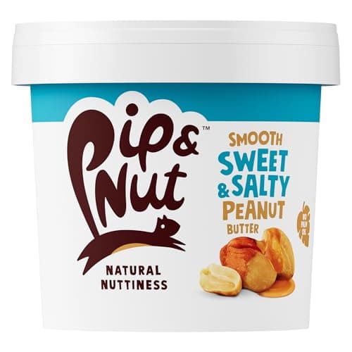 Image of Pip & Nut Sweet and Salty Smooth Peanut Butter (1Kg) | No Palm Oil, Natural, No Added Sugar, Vegan, Single Origin Hi-Oleic Peanuts