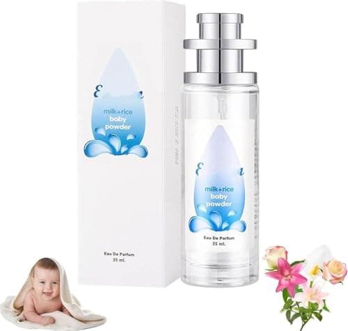 Image of Ebyveen Baby Powder Perfume, Baby-Soft Perfume Spray, Baby-Soft PerfumeSpray, an Eau De Parfum, Long-lasting Moisture & Fragrance, Floral & Creamy Aroma for Women & Men, 35ml (Blue)