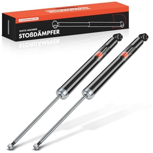Image of Frankberg 2x Shock Absorber Strut Rear Left Right 391mm Gas pressure Compatible with Viano W639 Vito Bus W639 Replace# 553338,A6393262400