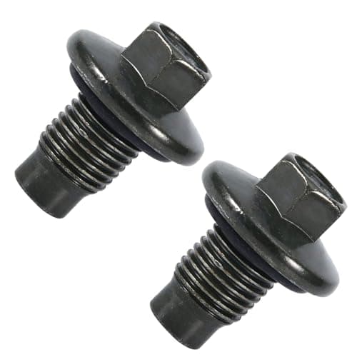 Image of HAFRILY Oil Drain Plug 2Pcs Sump Plug with Gasket Fit for Ford Transit Fiesta Focus S-Max Galaxy 30711617 Oil Drain Sump Plug Screw 1013938