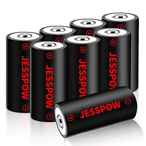 Image of 8 Pack Rechargeable Battery for Arlo, Rechargeable 123A Limium Batteries 3.7V 123 Battery for Arlo Cameras VMC3030 VMK3200 VMS3330 3430 3530, Flashlight Microphone