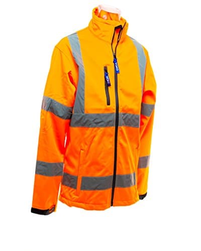 Image of Yoko Hi-Vis Softshell Jacket - Hi-Vis Yellow - size XL