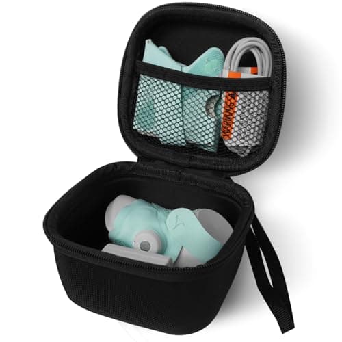 Image of Hard Travel Case for Owlet Dream Sock Baby Sleep Monitor, Protect Storage Case for Owlet Smart Baby Monitor, Black Bag Only