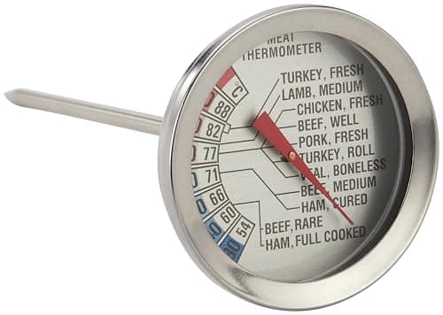 Image of Judge TC64 Stainless Steel Meat Thermometer Probe, Centigrade 54° to 88°C or Fahrenheit 130° to 190°F