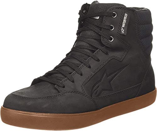Image of Alpinestars J-6 Waterproof Shoes Black/Brown 9.5 (42.5), Black rubber, 9.5 UK