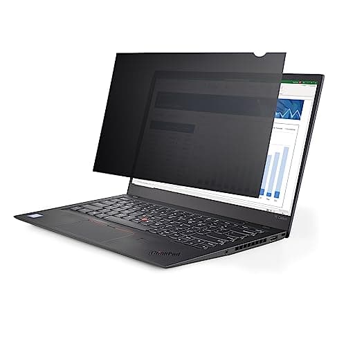 Image of StarTech.com 14in Laptop Privacy Screen - Anti-Glare Privacy Filter for Widescreen (16:9) Displays - Laptop Monitor Screen Protector w/ 51% Blue Light Reduction - Matte/Glossy (14L-PRIVACY-SCREEN)